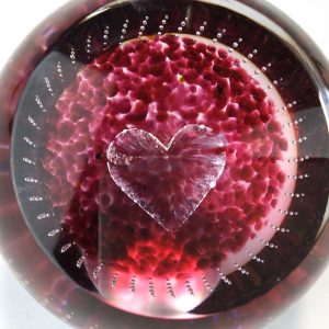 Forever in My HeartPaperweight by Caithness Glass